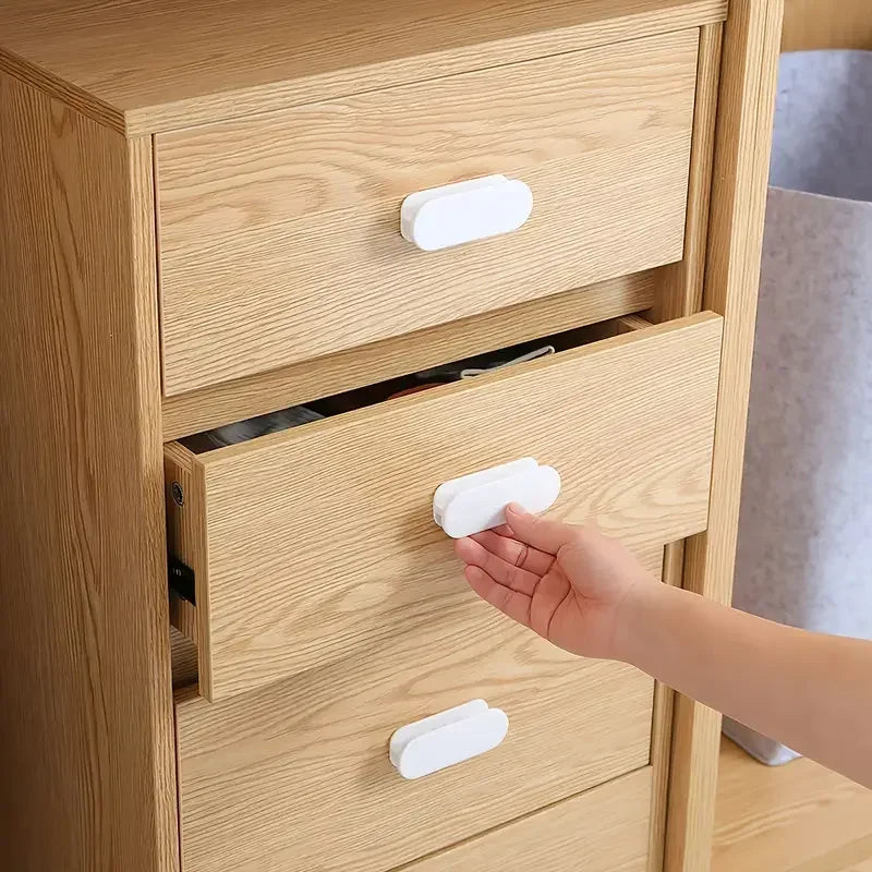 2 PCS Self - Adhesive Window, Cabinet & Drawer Handles - Ideal for Door, Wardrobe Sliding Door as an Organizing Auxiliary Device